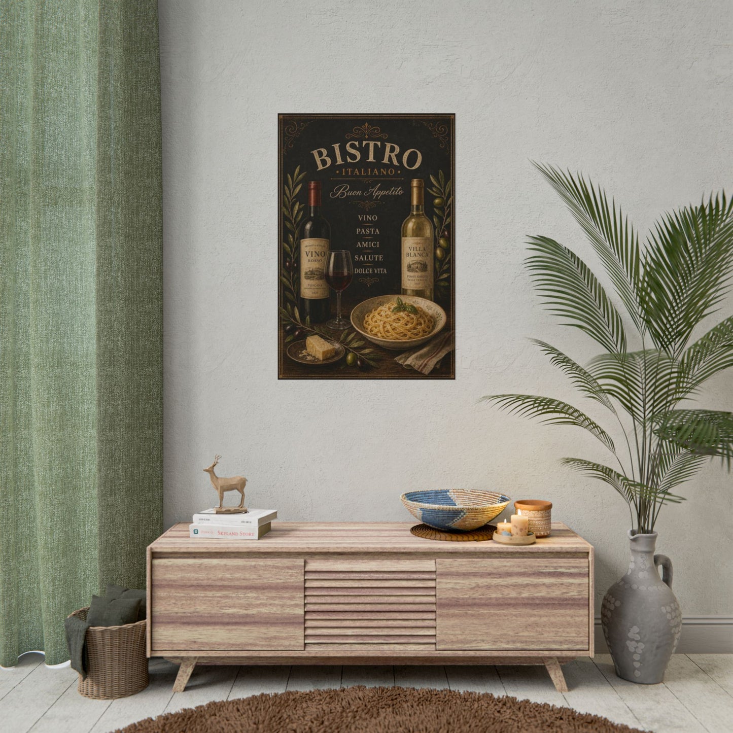 Gpt Image 2 Elegant Restaurant Wall Art Vintage Italian 15145f0f — Poster