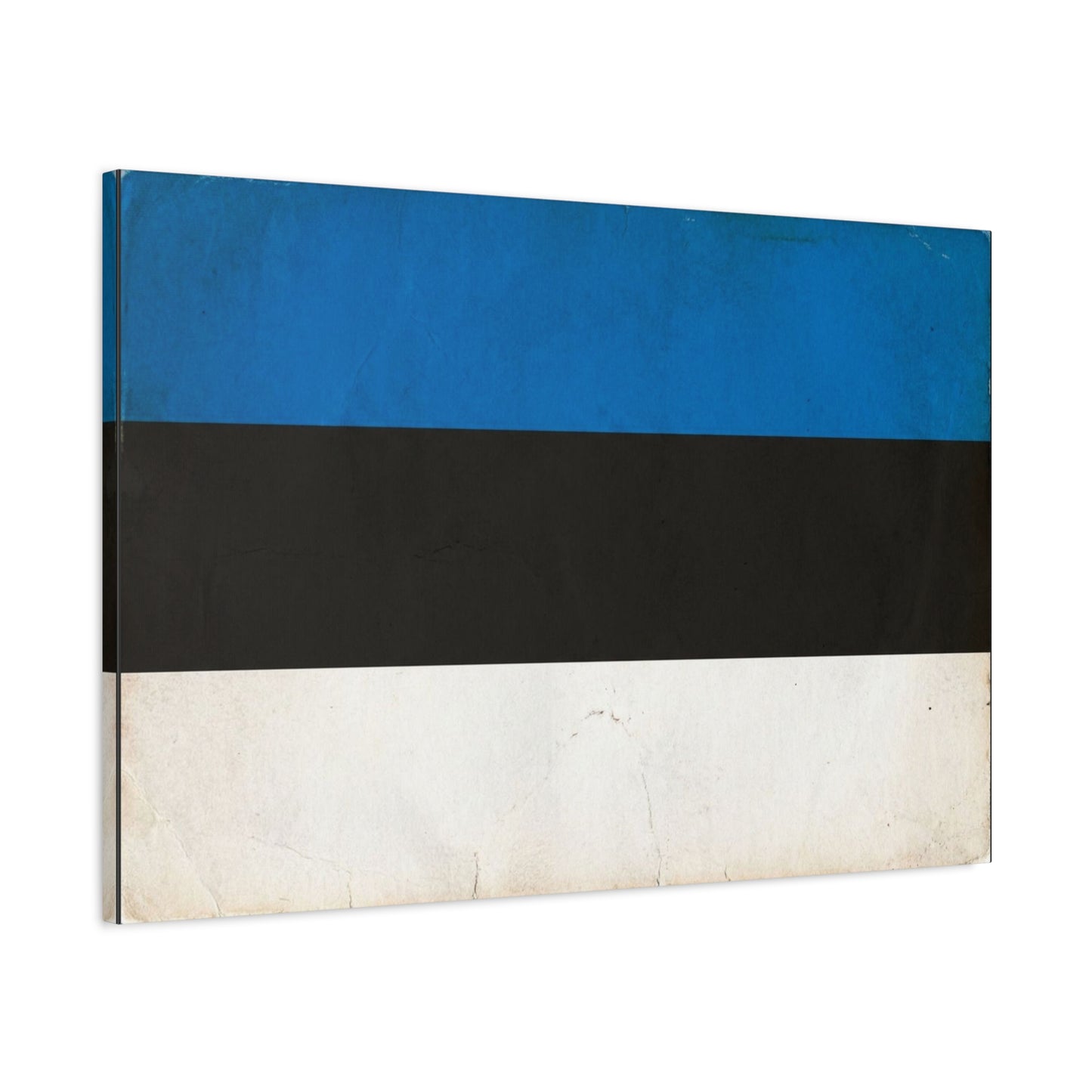 Blue Black White Abstract Canvas Wall Art - Minimalist Color Block Canvas Print - Contemporary Modern Decor - Living Room Home Decoration - Bedroom Home Decoration - Living Room Wall Decor