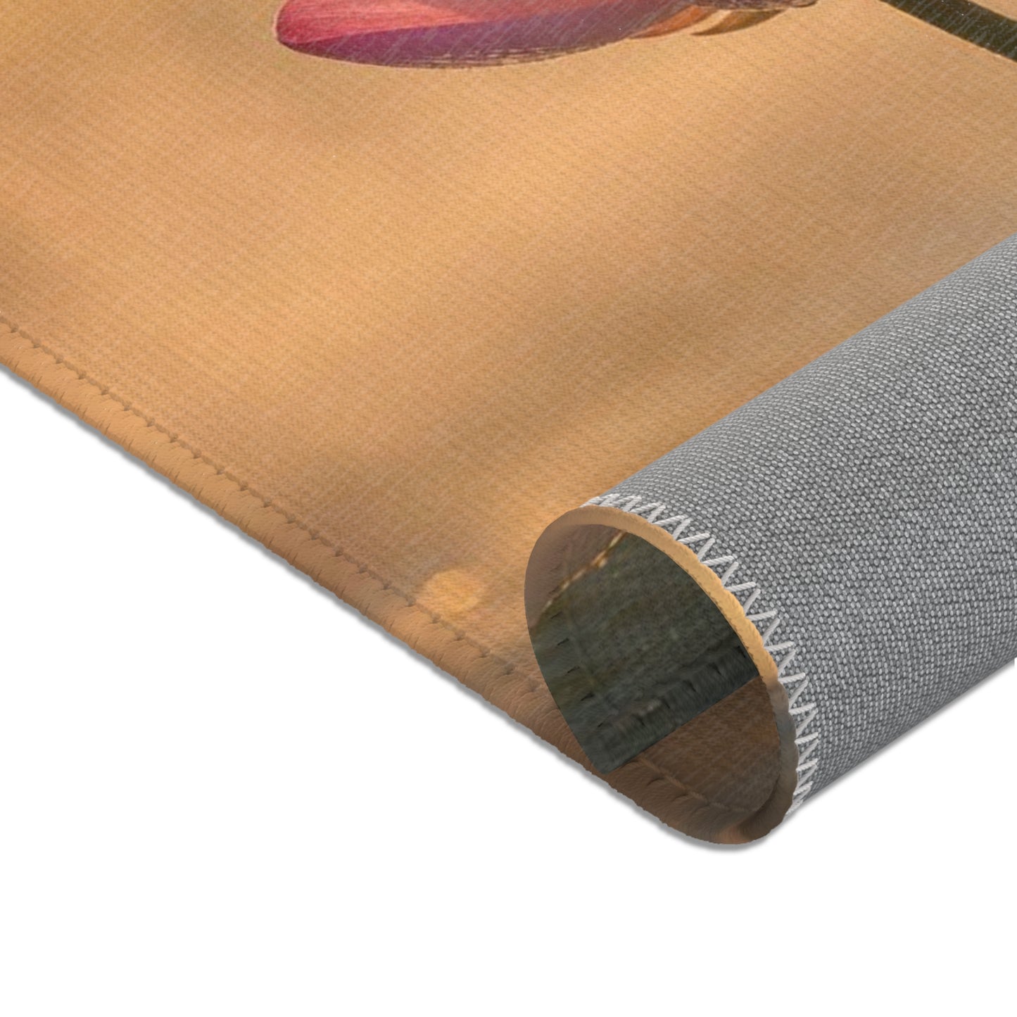 Botanical Fine Art Area Rug — Soft Chenille