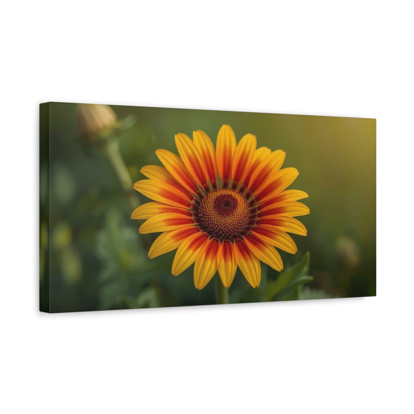 Blanket Flower Canvas Wall Art - Orange Yellow Floral Close Up, Botanical Canvas Print - Warm Nature Art Print, Bedroom Wall Decor, Living Room Home Accent - Bedroom Home Decoration - Ready to Hang