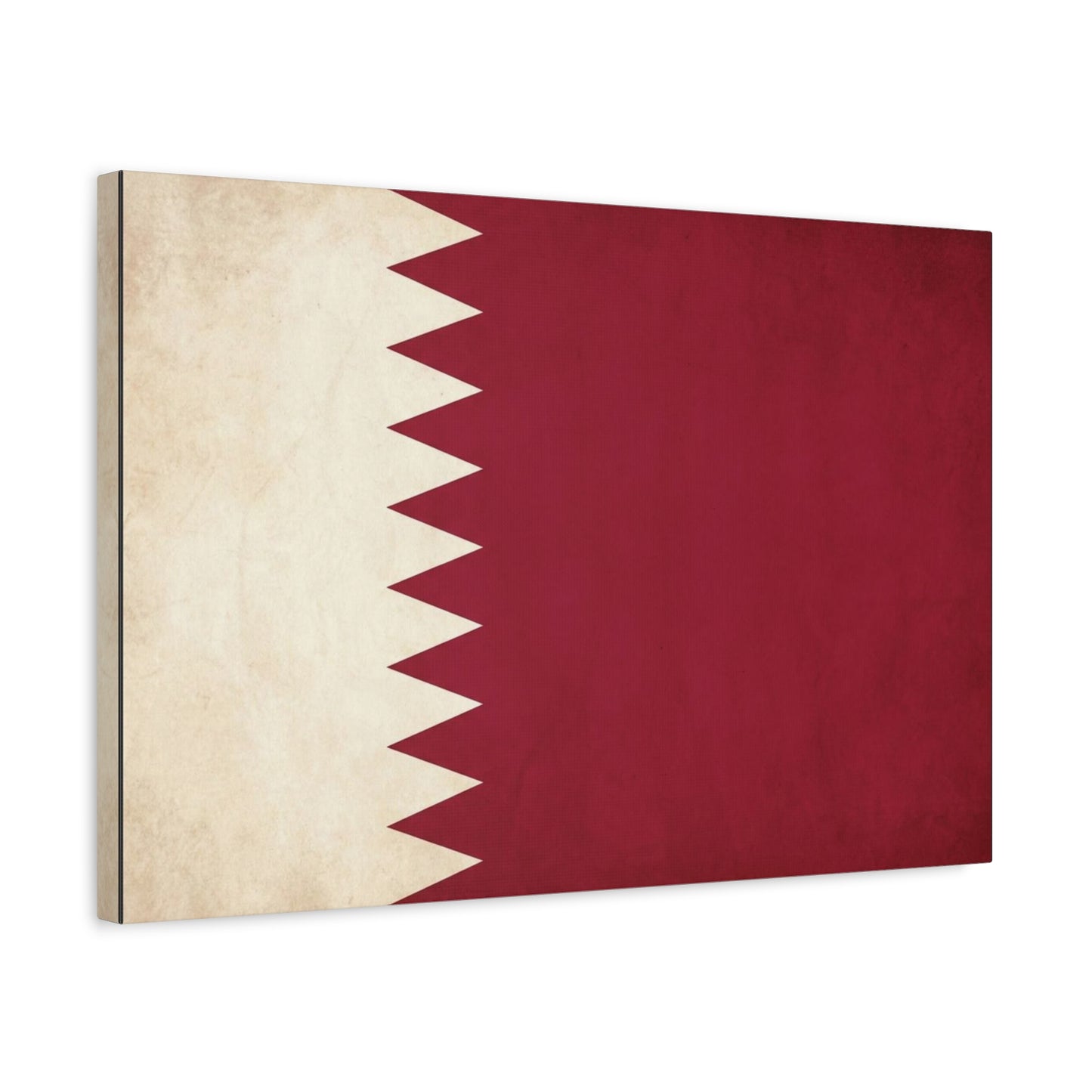 Bahrain Flag Canvas Wall Art - Vintage Red And White National Banner Print - Patriotic Minimalist Decor - Living Room Wall Decor, Office Art - Bedroom Home Decoration - Bedroom Home Decoration