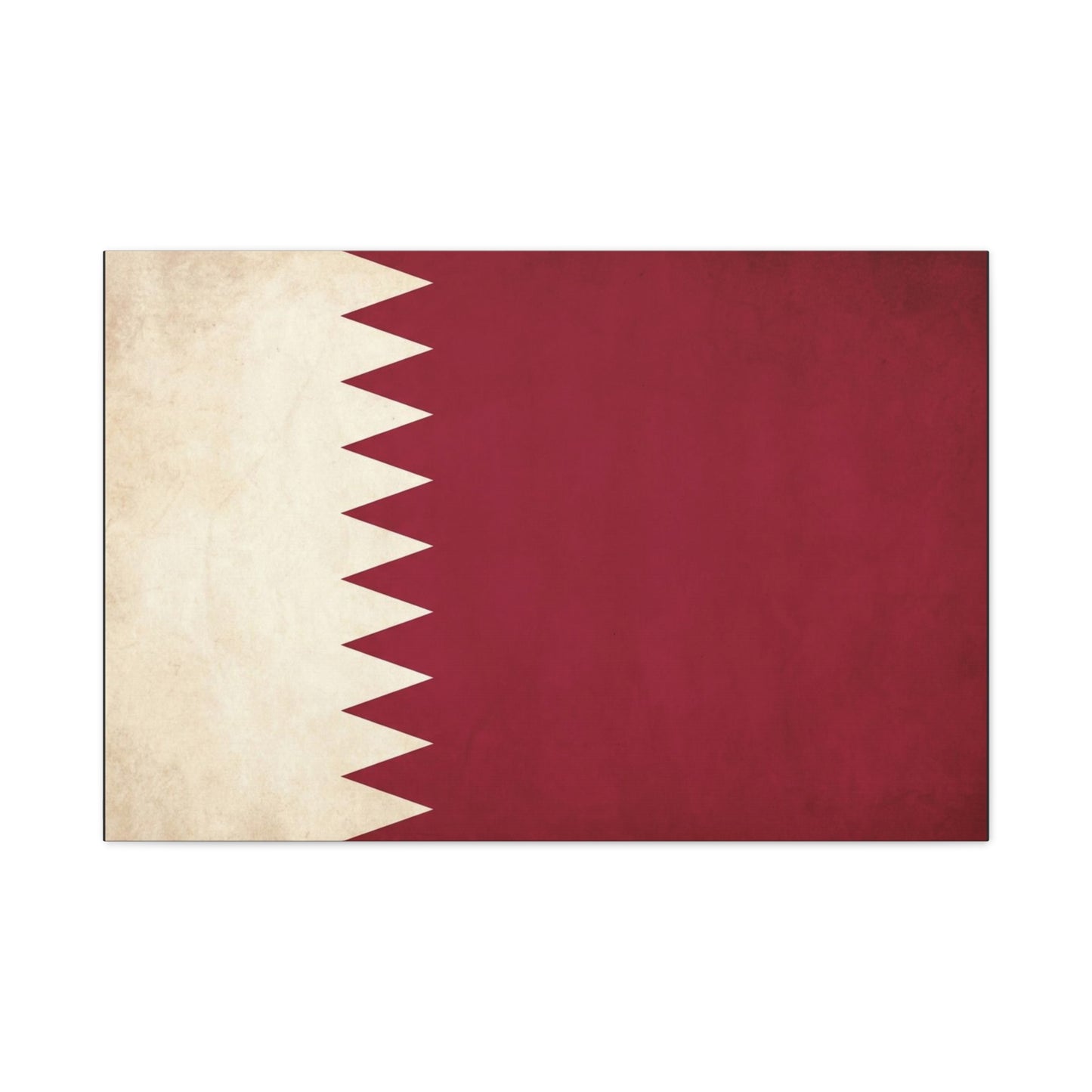 Bahrain Flag Canvas Wall Art - Vintage Red And White National Banner Print - Patriotic Minimalist Decor - Living Room Wall Decor, Office Art - Bedroom Home Decoration - Bedroom Home Decoration
