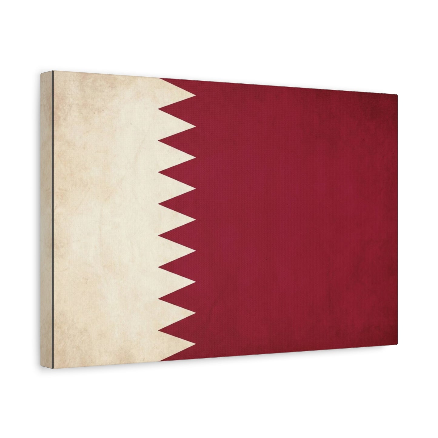 Bahrain Flag Canvas Wall Art - Vintage Red And White National Banner Print - Patriotic Minimalist Decor - Living Room Wall Decor, Office Art - Bedroom Home Decoration - Bedroom Home Decoration