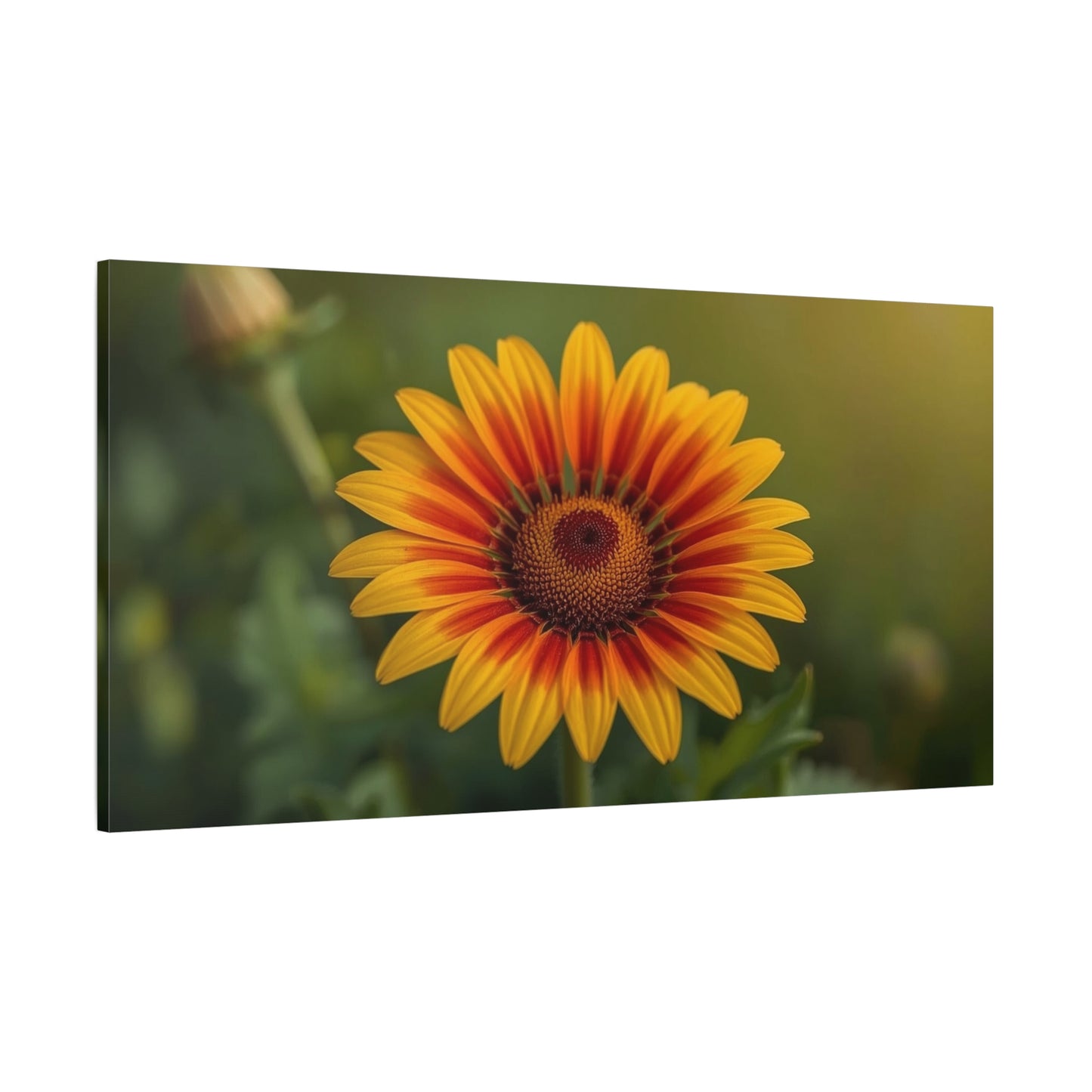 Blanket Flower Canvas Wall Art - Orange Yellow Floral Close Up, Botanical Canvas Print - Warm Nature Art Print, Bedroom Wall Decor, Living Room Home Accent - Bedroom Home Decoration - Ready to Hang