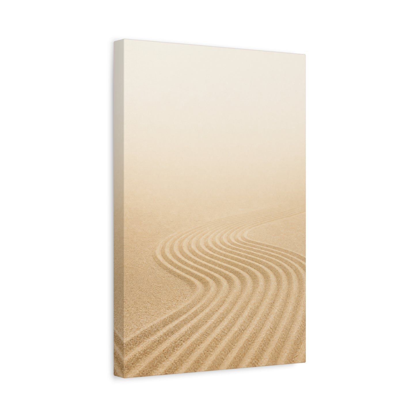 Minimalist Desert Sand Dune Canvas Wall Art - Neutral Landscape Print, Contemporary Zen Decor, Matte Cotton Artwork For Bedroom, Living Room, Meditation Space, Modern Home Accent - Office Wall Art