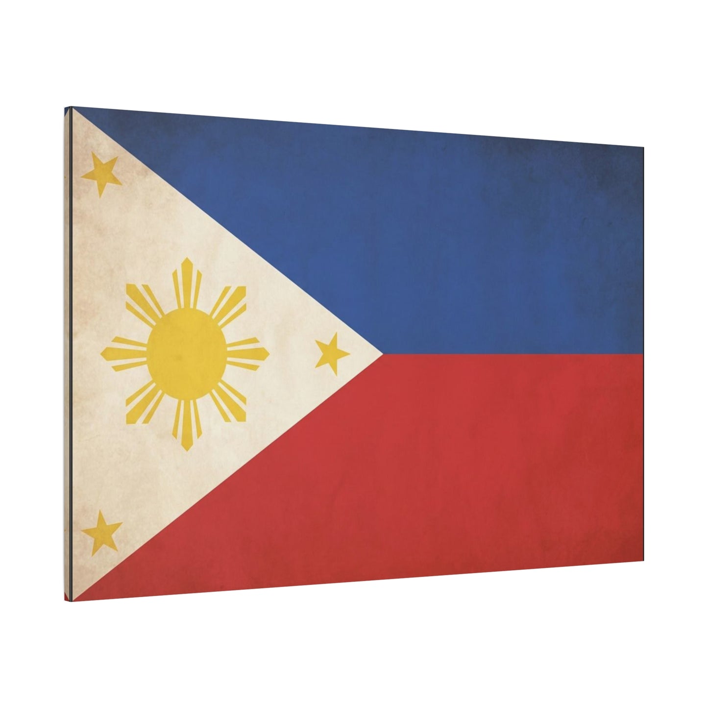 Philippines Flag Canvas Wall Art - Vintage Filipino Pride Decor, Sun And Three Stars Print - Traditional Patriotic Style - Living Room Wall Decor, Bedroom Home Decoration - Bedroom Home Decoration