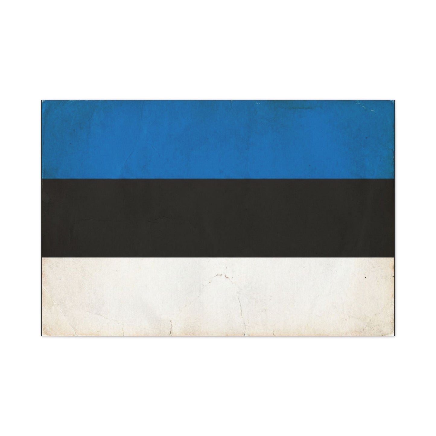 Blue Black White Abstract Canvas Wall Art - Minimalist Color Block Canvas Print - Contemporary Modern Decor - Living Room Home Decoration - Bedroom Home Decoration - Living Room Wall Decor