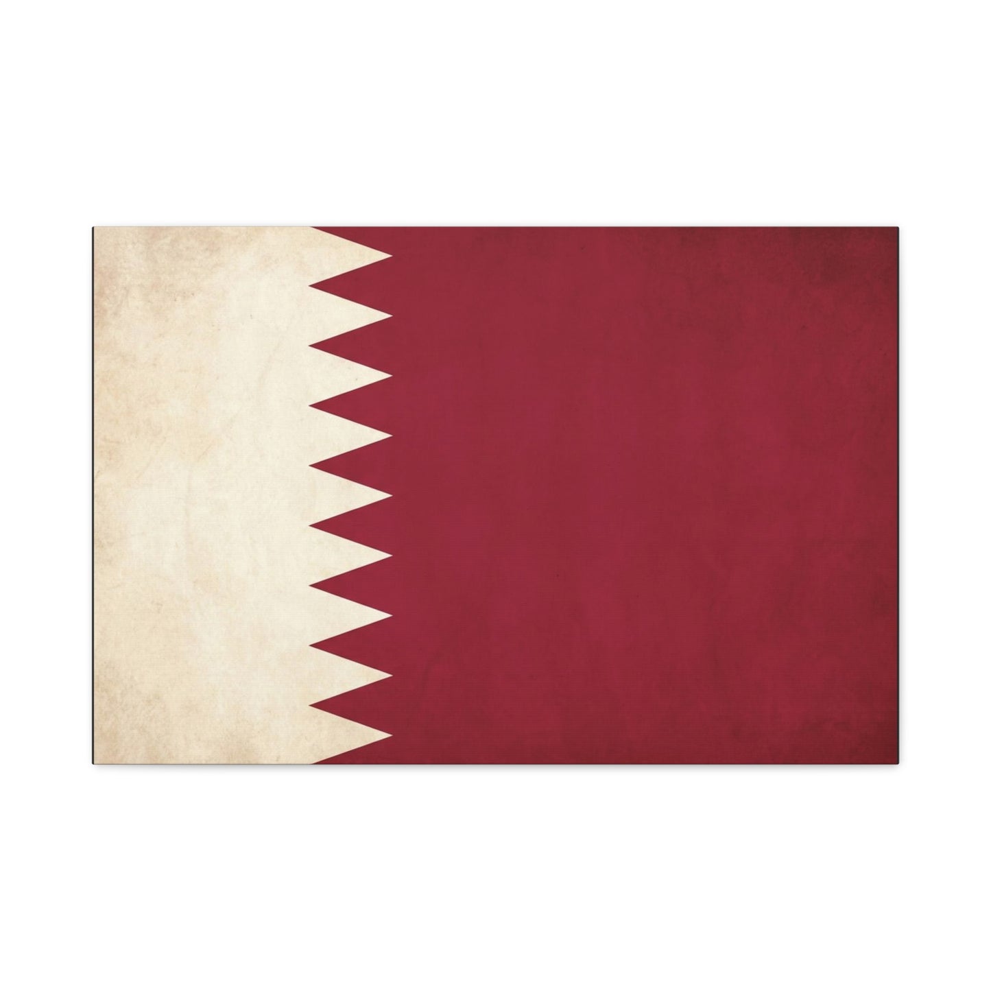 Bahrain Flag Canvas Wall Art - Vintage Red And White National Banner Print - Patriotic Minimalist Decor - Living Room Wall Decor, Office Art - Bedroom Home Decoration - Bedroom Home Decoration