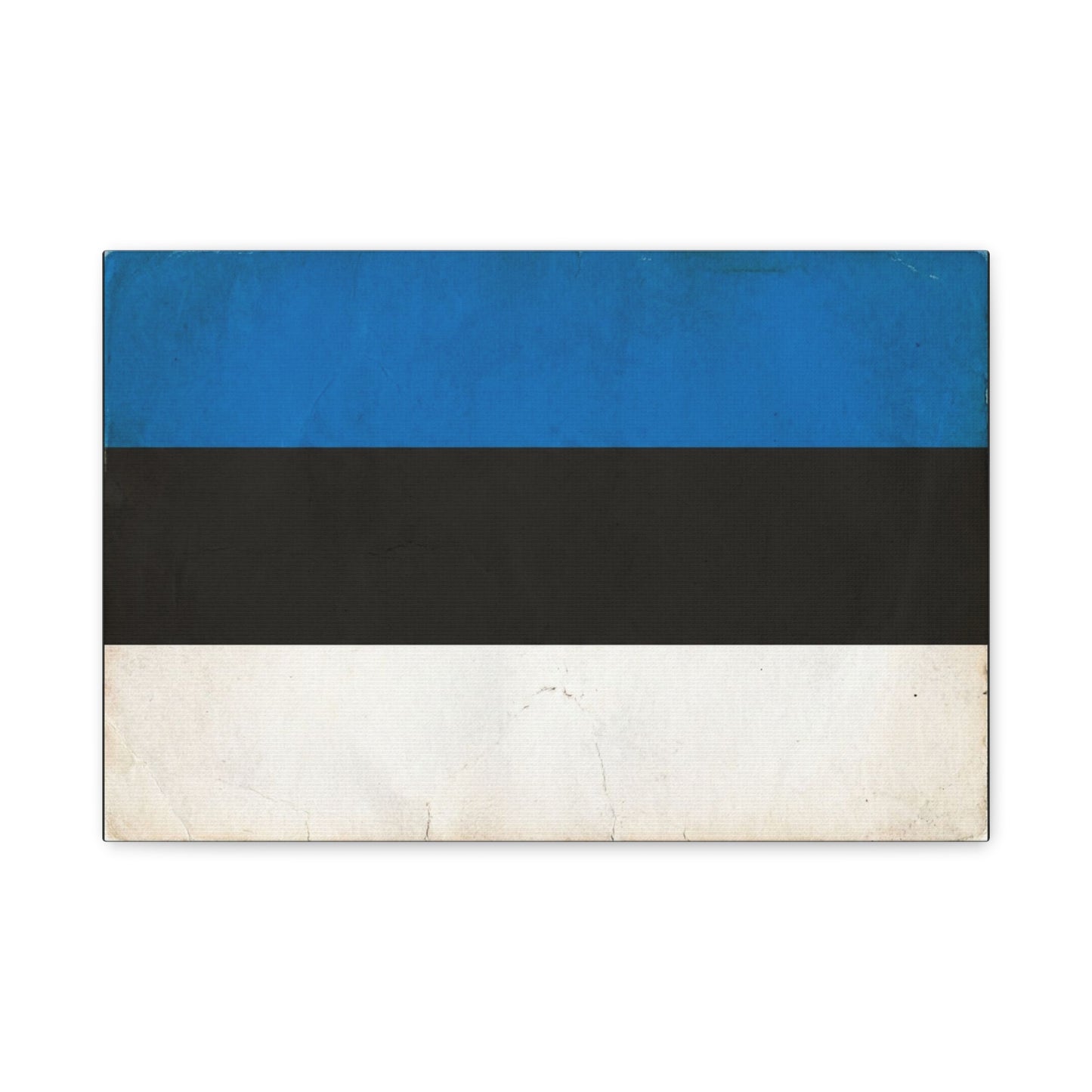 Blue Black White Abstract Canvas Wall Art - Minimalist Color Block Canvas Print - Contemporary Modern Decor - Living Room Home Decoration - Bedroom Home Decoration - Living Room Wall Decor