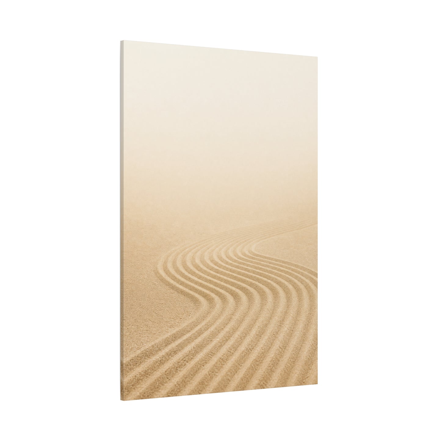 Minimalist Desert Sand Dune Canvas Wall Art - Neutral Landscape Print, Contemporary Zen Decor, Matte Cotton Artwork For Bedroom, Living Room, Meditation Space, Modern Home Accent - Office Wall Art