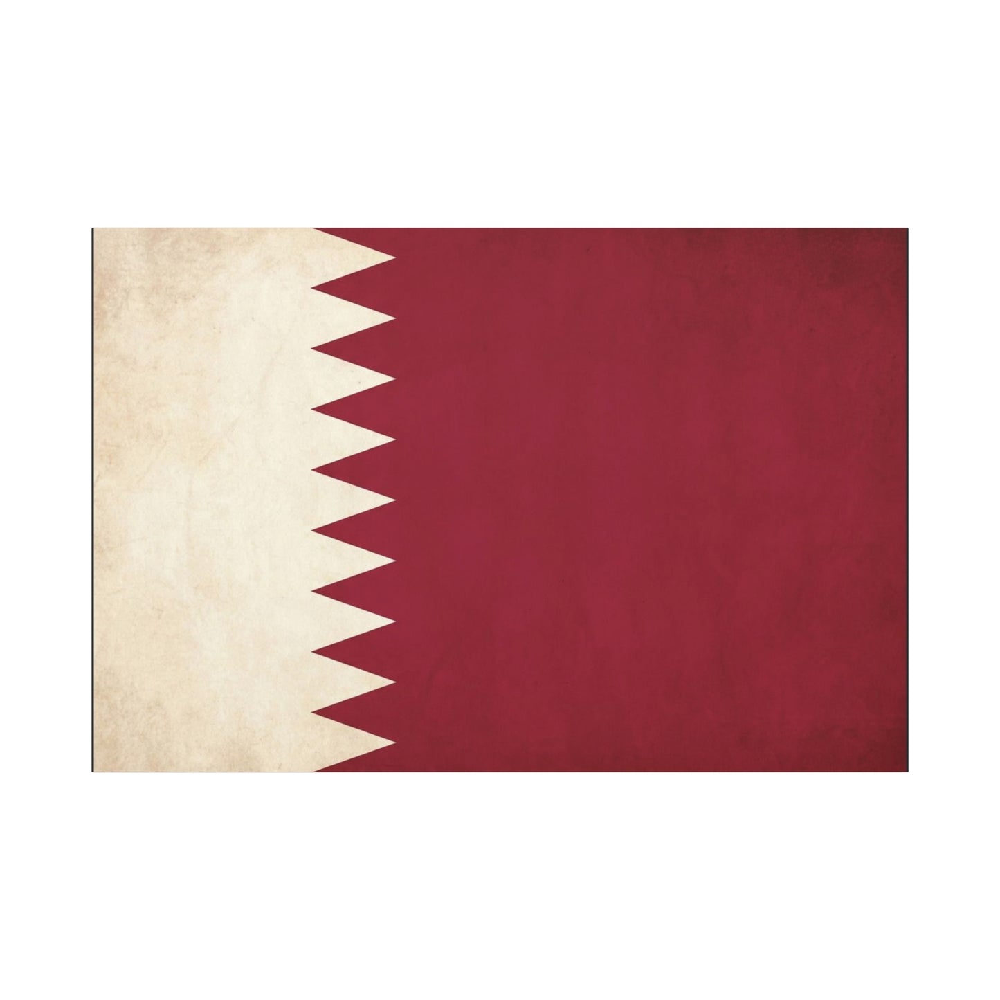 Bahrain Flag Canvas Wall Art - Vintage Red And White National Banner Print - Patriotic Minimalist Decor - Living Room Wall Decor, Office Art - Bedroom Home Decoration - Bedroom Home Decoration