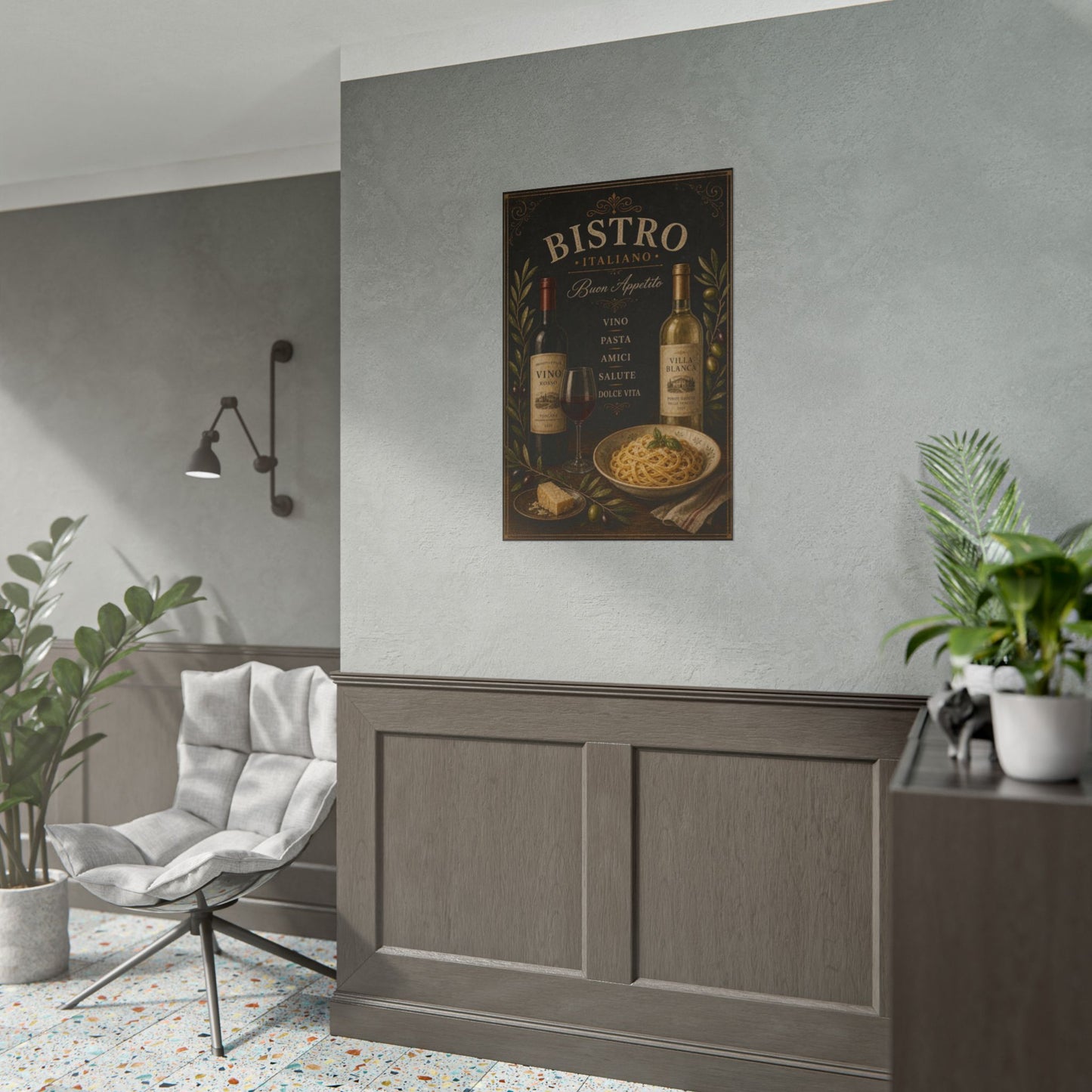 Gpt Image 2 Elegant Restaurant Wall Art Vintage Italian 15145f0f — Poster