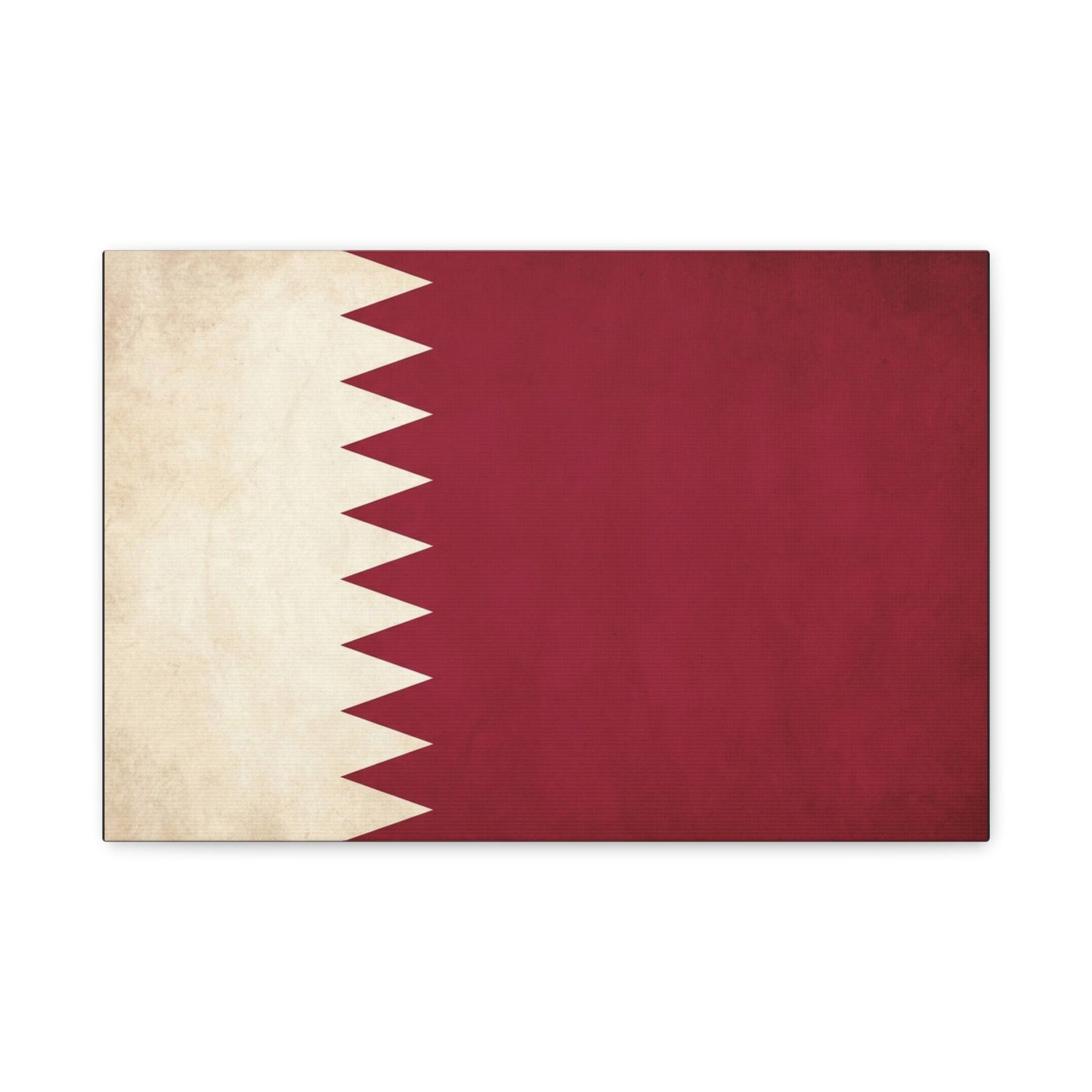 Bahrain Flag Canvas Wall Art - Vintage Red And White National Banner Print - Patriotic Minimalist Decor - Living Room Wall Decor, Office Art - Bedroom Home Decoration - Bedroom Home Decoration