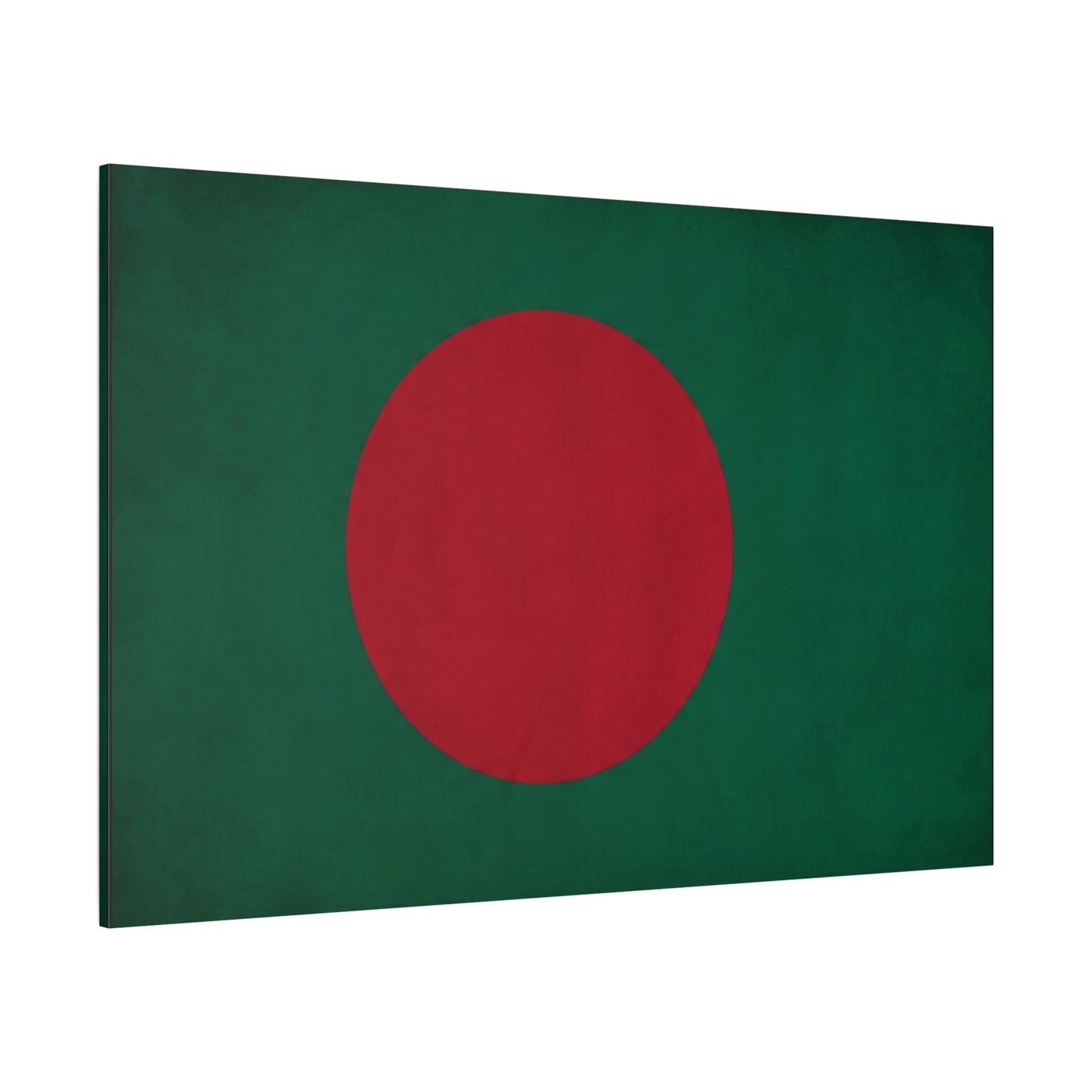 Bangladesh Flag Canvas Wall Art - Red Circle On Green National Flag Print - Minimalist Patriotic Decor - Living Room Wall Decor, Bedroom Home Decoration, Office Art - Bedroom Home Decoration