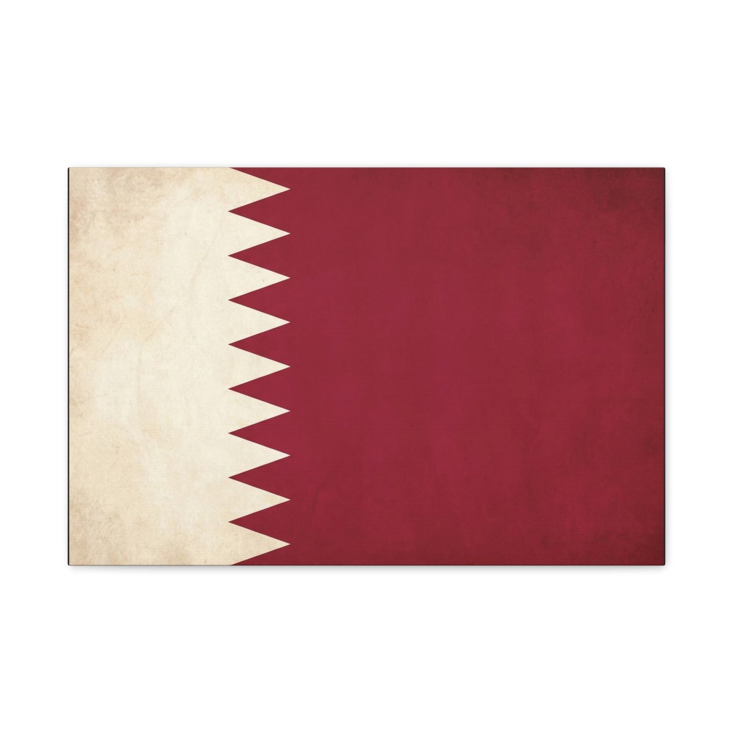 Bahrain Flag Canvas Wall Art - Vintage Red And White National Banner Print - Patriotic Minimalist Decor - Living Room Wall Decor, Office Art - Bedroom Home Decoration - Bedroom Home Decoration