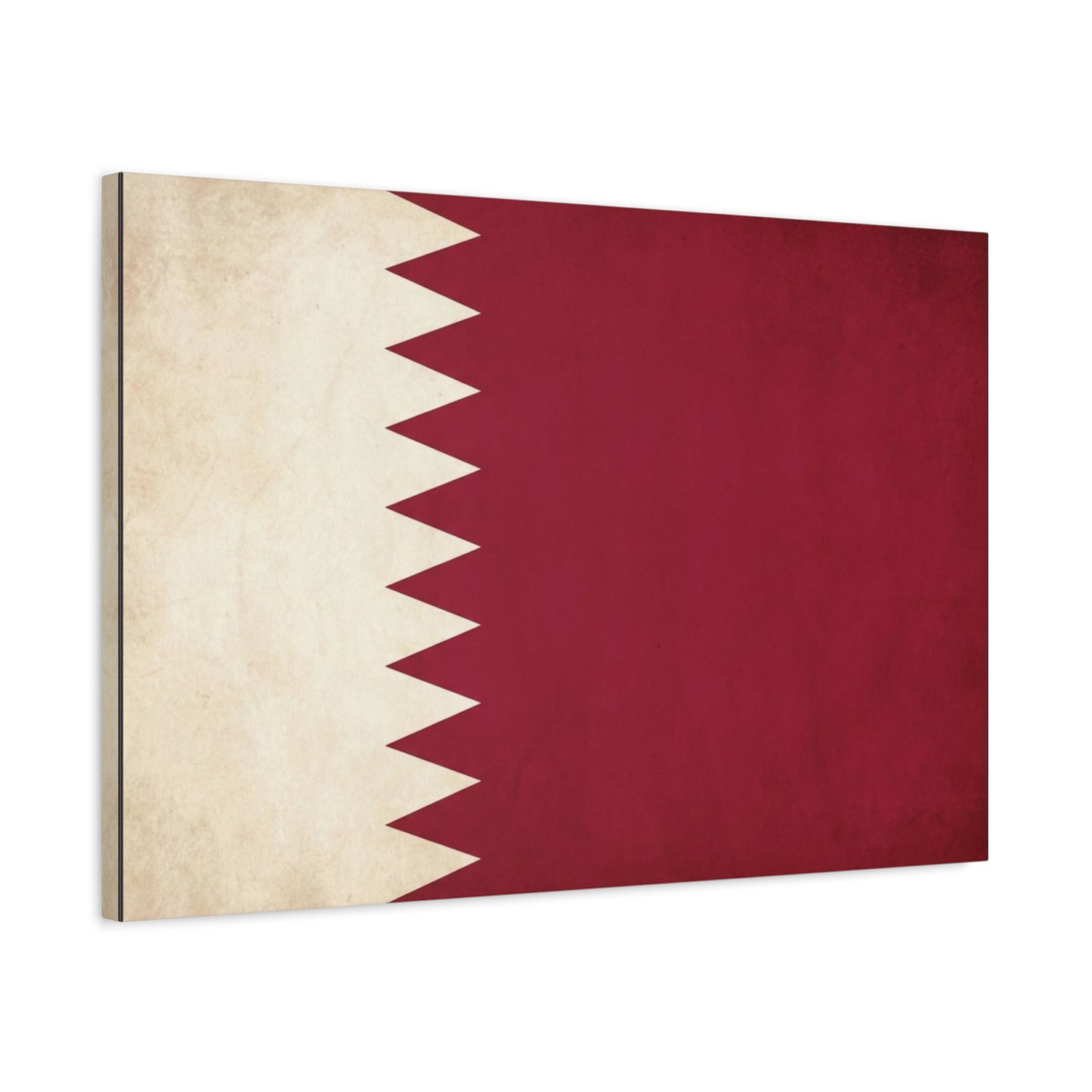 Bahrain Flag Canvas Wall Art - Vintage Red And White National Banner Print - Patriotic Minimalist Decor - Living Room Wall Decor, Office Art - Bedroom Home Decoration - Bedroom Home Decoration