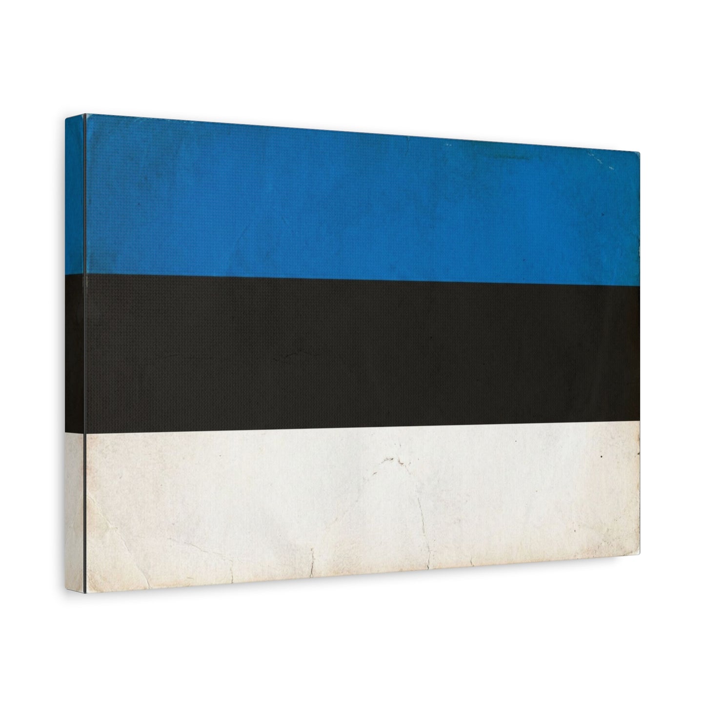 Blue Black White Abstract Canvas Wall Art - Minimalist Color Block Canvas Print - Contemporary Modern Decor - Living Room Home Decoration - Bedroom Home Decoration - Living Room Wall Decor