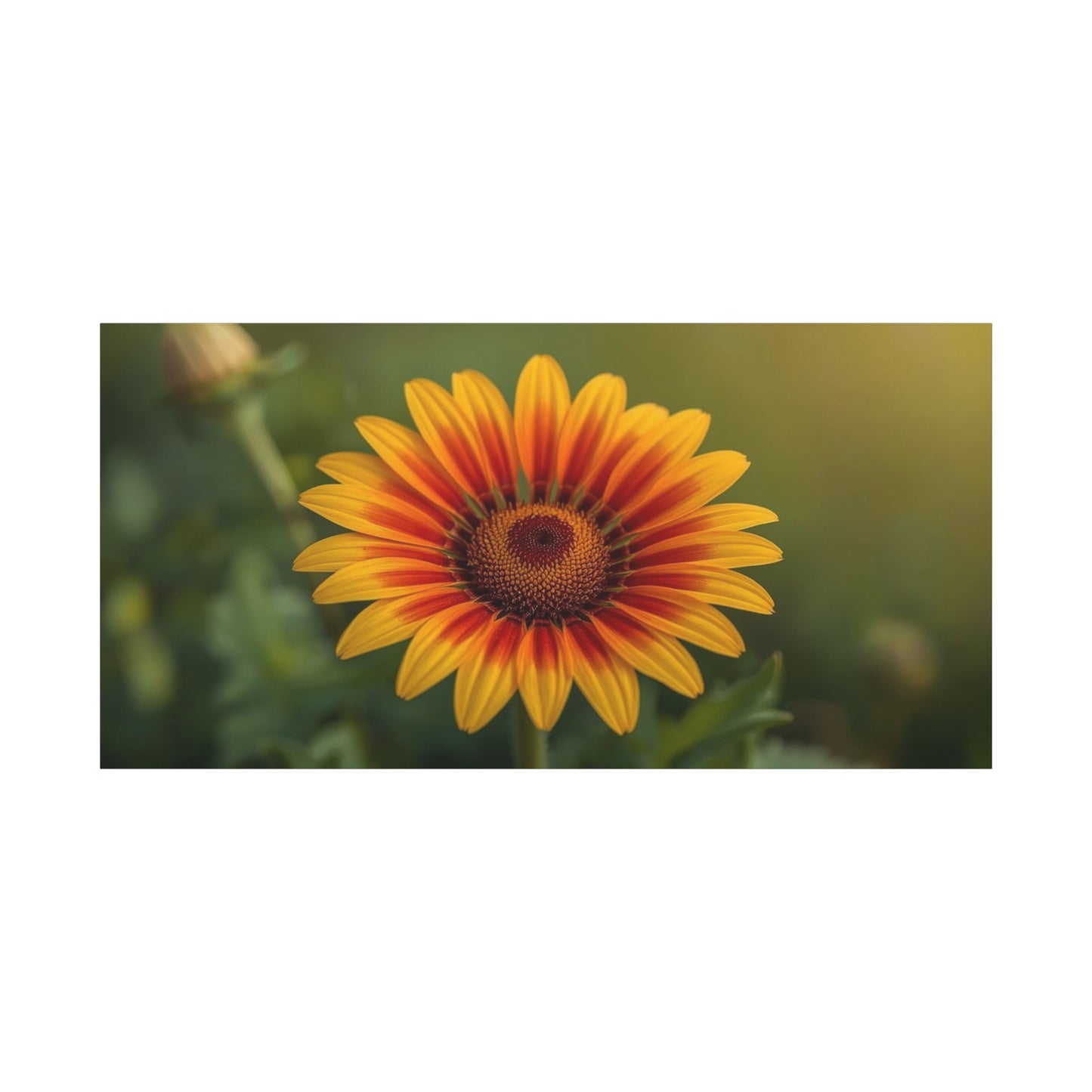 Blanket Flower Canvas Wall Art - Orange Yellow Floral Close Up, Botanical Canvas Print - Warm Nature Art Print, Bedroom Wall Decor, Living Room Home Accent - Bedroom Home Decoration - Ready to Hang