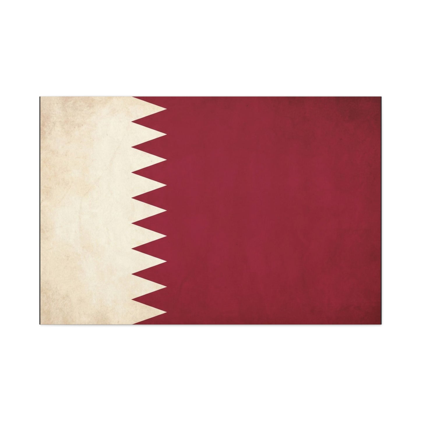 Bahrain Flag Canvas Wall Art - Vintage Red And White National Banner Print - Patriotic Minimalist Decor - Living Room Wall Decor, Office Art - Bedroom Home Decoration - Bedroom Home Decoration