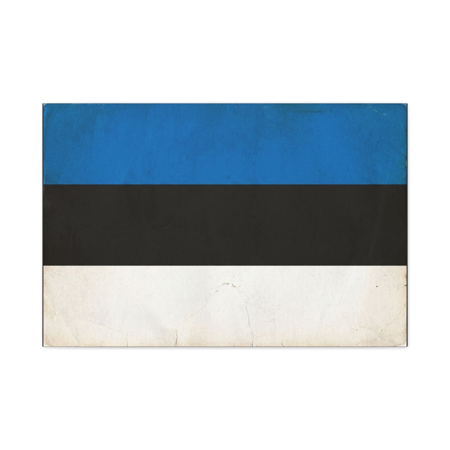 Blue Black White Abstract Canvas Wall Art - Minimalist Color Block Canvas Print - Contemporary Modern Decor - Living Room Home Decoration - Bedroom Home Decoration - Living Room Wall Decor